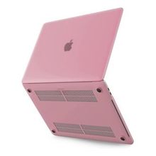 Macbook Pro 13 2021 Macbook Buzlu Kapak Pembe Kılıf