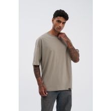 Machinist Basic Super Haki Pamuklu Oversize Erkek T-shirt