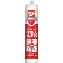 Mad Wolf 310 ml Şeffaf Suya Dayanıklı Silikon