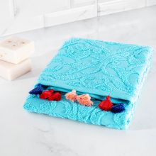 Madame Coco Giverny Mavi Yüz Havlusu