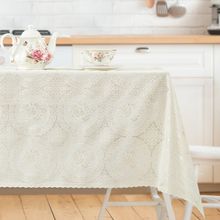 Madame Coco Roni Pvc Ekru 100x140 cm Masa Örtüsü