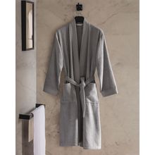 Madame Coco Ryella Kimono Unisex Gri Bornoz
