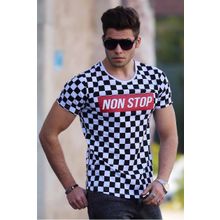 Madmext 2621 Beyaz Erkek T-shirt