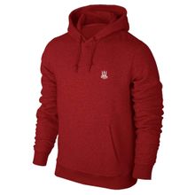 Madmext 2815 Bordo Kapşonlu Çizgili Erkek Sweatshirt