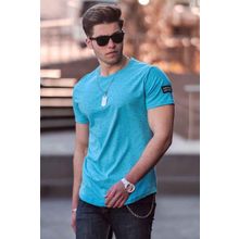 Madmext 2883 Mavi Erkek T-shirt