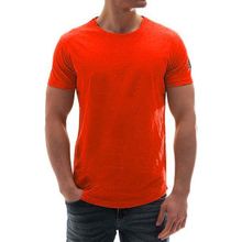 Madmext 2883 Yırtık Detaylı Turuncu T-Shirt