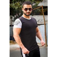 Madmext 4021 Siyah Erkek T-shirt