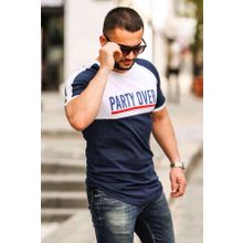 Madmext 4027 Lacivert Erkek T-shirt