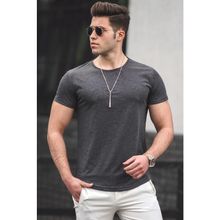 Madmext 4055 Antrasit Erkek T-shirt