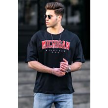Madmext 4457 Siyah Erkek T-shirt