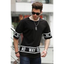 Madmext 4483 Siyah Erkek T-shirt