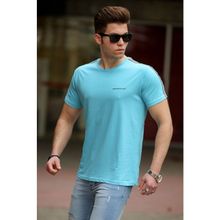 Madmext 4513 Turkuaz Erkek T-shirt