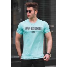Madmext 4588 Turkuaz Erkek T-shirt