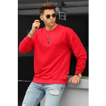 Madmext 4782 Bordo Erkek Sweatshirt