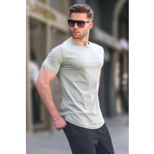 Madmext 4951 Çağla Yeşili Erkek T-shirt