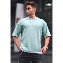 Madmext 4978 Yeşil Erkek T-shirt
