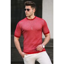 Madmext 5076 Kırmızı Erkek T-shirt
