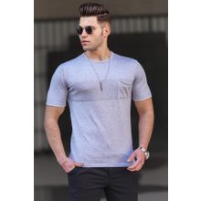 Madmext 5089 İndigo Erkek T-shirt