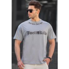 Madmext 5204 Gri Erkek T-shirt