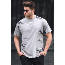 Madmext 5207 Gri Erkek T-shirt