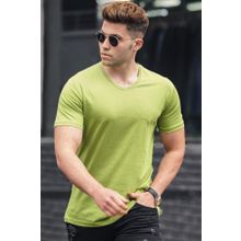 Madmext 5281 Petrol Yeşili Erkek T-shirt