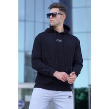 Madmext 5314 Siyah Erkek Sweatshirt