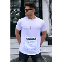 Madmext 5359 Baskılı Beyaz T-Shirt