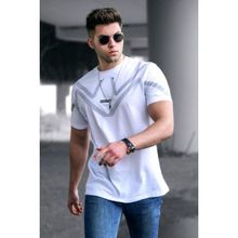 Madmext 5369 Beyaz Erkek T-shirt