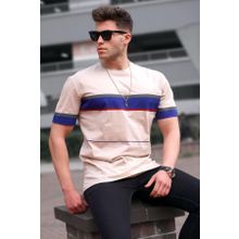 Madmext 5372 Bej Erkek T-shirt