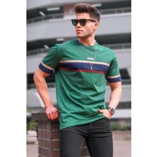 Madmext 5372 Erkek Yeşil T-shirt