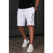 Madmext 5403 Beyaz Erkek Kapri Şort