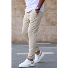 Madmext 5424 Bej Basic Erkek Eşofman