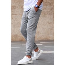 Madmext 5424 Gri Basic Jogger Erkek Eşofman Altı
