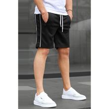 Madmext 5489 Siyah Basic Erkek Şort