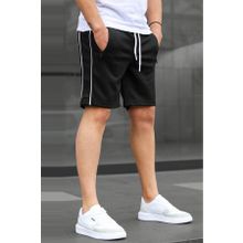 Madmext 5489 Siyah Basic Erkek Şort
