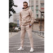 Madmext 5634 Bej Erkek Eşofman Takımı