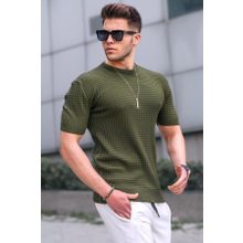 Madmext 5685 Erkek Haki T-shirt