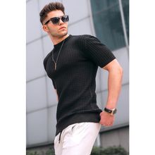 Madmext 5685 Erkek Siyah T-shirt