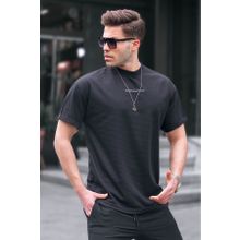 Madmext 6060 Siyah Likralı Basic Erkek T-shirt
