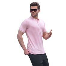 Madmext 6105 Pembe Regular Fit Polo Yaka Erkek T-shirt