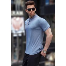 Madmext 6107 Lacivert Erkek Polo T-shirt