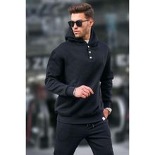 Madmext 6150 Siyah Erkek Sweatshirt