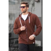 Madmext 6161 Acı Kahve Erkek Sweatshirt