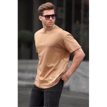 Madmext 6178 Kapuçino Desenli Erkek T-shirt