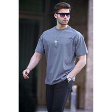 Madmext 6196 Füme Oversize Erkek T-shirt