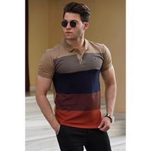 Madmext 9280 Camel Polo Yaka Erkek T-shirt