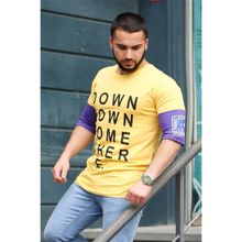 Madmext MAD4010 Sarı Erkek T-shirt