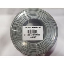 Mag R-100 2+1 2x0.22 mm 100 m CCTV Kamera Kablosu