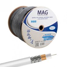 Mag RG6 U6 CU Yeşil Bakır 300 m Anten Kablosu