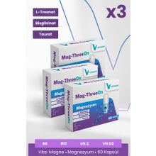 Mag-ThreeOn Magnezyum Vitamin 3x60 Kapsül